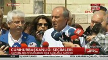 CUMHURBAŞKANI ADAYI MUHARREM İNCE BASIN AÇIKLAMASI-7 MAYIS 2018