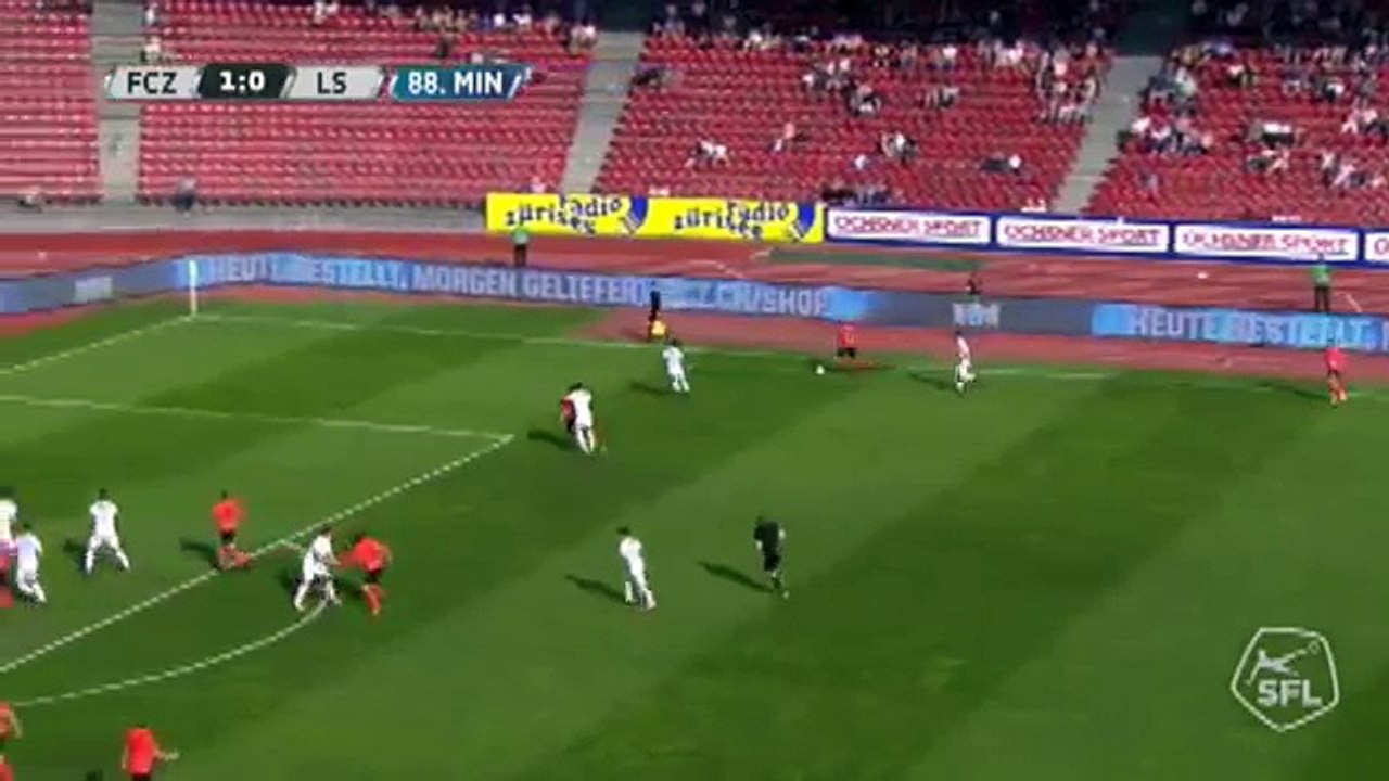 Zurich 1:1 Lausanne (Switzerland. Super League. 6 May 2018)