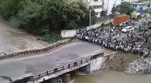 A bridge Collapsing during floods....!!!!