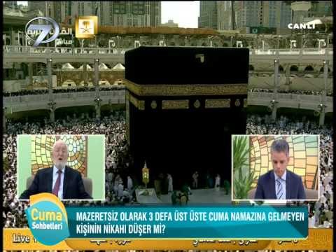 MAZERETSİZ OLARAK 3 DEFA ÜST ÜSTE CUMA NAMAZINA GİTMEYEN KİŞİNİN NİKAHI DÜŞER Mİ?