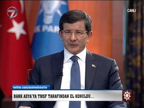 BAŞBAKAN DAVUTOĞLU 'BANK ASYA' HAKKINDA BAKIN NE DEDİ