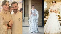 Sonam Kapoor Wedding: Jacqueline steals the show in stunning WHITE lehenga at Sangeet | FilmiBeat