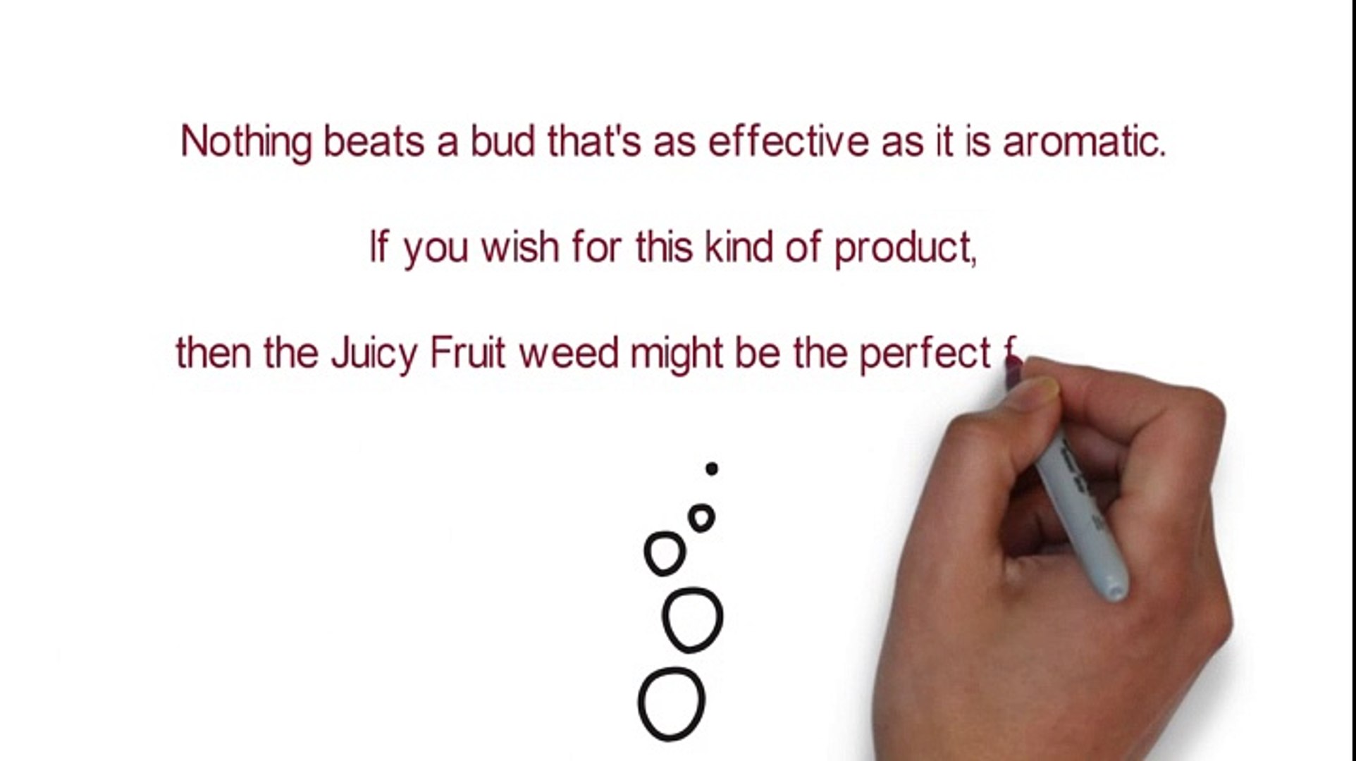 ⁣Juicy Fruit marijuana strain