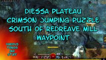 Guild Wars 2 Diessa Plateau Crimson Jumping Puzzle South of Redreave Mill Waypoint