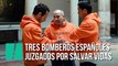 Tres bomberos españoles juzgados por salvar vidas