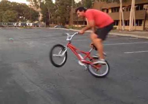 50-Year-Old Daredevil Demonstrates Slick BMX Skills