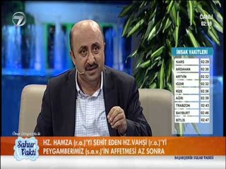 ÖMER DÖNGELOĞLU İLE SAHUR VAKTİ - 28 HAZİRAN 2015