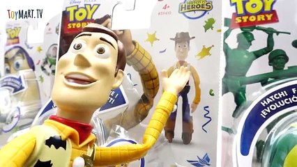 Toy Story Woody and Buzz Meet Their Twins~! Meet Toy Story Hatchn Heroes !!