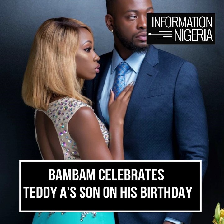 #BBNaija: BamBam celebrates Teddy A's son on his birthday
