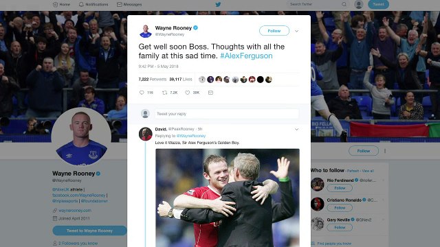 Football: nombreux messages de soutien pour Sir Alex Ferguson