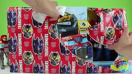 Transformers Rescue Bots Optimus Prime Rescue Trailer Hauls Chase Bumblebee Blades & Heatwave