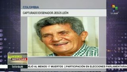 Capturan al exsenador Jesús León Puello por parapolítica en Cartagena