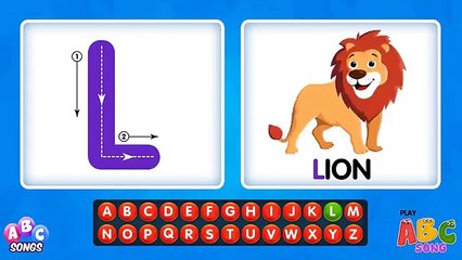 Learn to Write Uppercase Alphabet for Kids | ABC Songs for Children