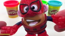 Play Doh Marvel Avengers Spiderman Iron Man Hulk Captain America Molds Surprise Toys Mr Potato Head