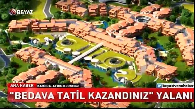 'Bedava tatil kazandınız' yalanı!