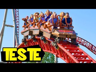 TESTANDO A MONTANHA RUSSA!! :O - Minecraft: DINOCRAFT #31