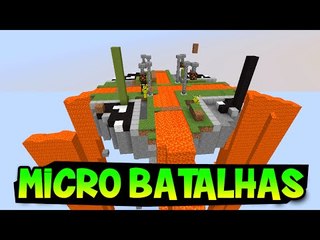 Minecraft: MICRO BATALHAS! - DE NOOB A PRO?! (c/ FACECAM) - Minigame PVP