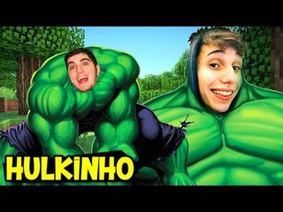 Minecraft: NOVO MINIGAME (Build Battle) - O INSANINHO HULK!! (c/ Luiz)