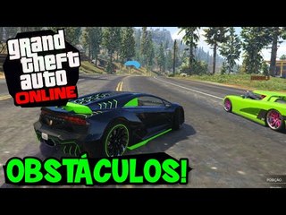 OBSTÁCULOS E MÍSSEIS LOUCOS!! - GTA V Online (PC)