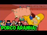 Minecraft: NOVO MINIGAME (Build Battle) - PORCO ARANHA!! (c/ Nenhos, Miss e Pig)