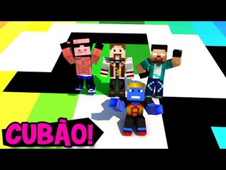 Minecraft: CUBO DE LUCKY BLOCK ARCOÍRIS!! (c/ Rezende, Pig e Afreim)