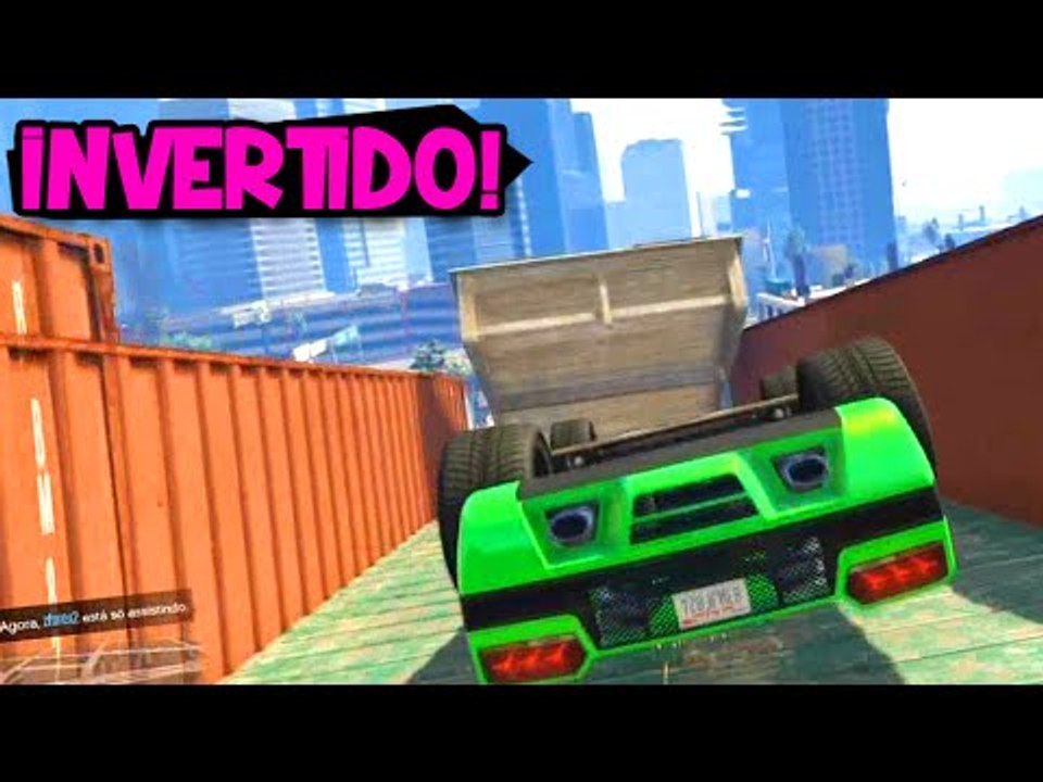 RAMPAS INVERTIDAS! MEU DEUS!! - GTA V Online (PS4)