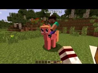 Minecraft: CONTRA UM - PVP NO AR?! #1 (Animal Bikes Mod)