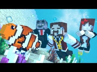 Minecraft: BUILD BATTLE - ENCONTRAMOS O NEMO!! :O (c/ Miss e Wolff)