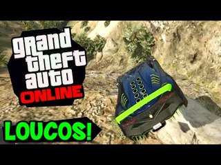 NÃO OLHES PARA BAIXO!! CORRIDA PARA LOUCOS!! - GTA V Online (PC)