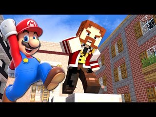 Minecraft: DESAFIO DO SUPER MARIO PARKOUR!! (Corrente - Super Mario Time Attack Map)