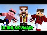 Minecraft: ULTRA SKYWAR (c/ Lugin e Pigman) - QUE JOGO ÉPICOOO!!