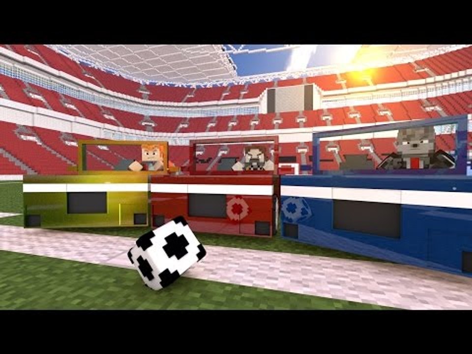 Minecraft: ROCKET LEAGUE NO MINECRAFT?! (c/ Pokey e Wolff)