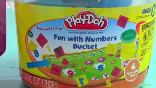 Play-doh Disney Princess and Play-doh Fun with Numbers Bucket Playsets