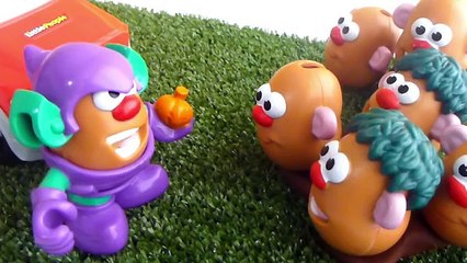Mr Potato Head Spiderman vs Duende Verde