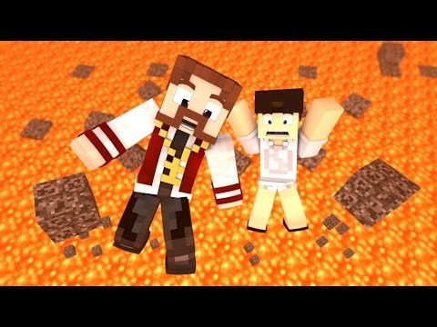 Minecraft: SUPER QUEDA #2 - O LUIZ NÃO PARA DE TROLLAR!! ;-; (c/ Luiz)