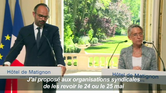 SNCF: Philippe reçoit les syndicats