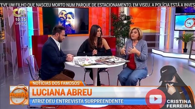 MAYA COMENTA ENTREVISTA de LUCIANA Abreu !!! Mai 2018