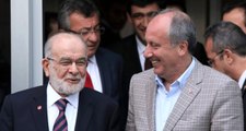 CHP'nin Cumhurbaşkanı Adayı İnce, SP Lideri Karamollaoğlu'nu Ziyaret Etti