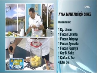 Dr. Feridun Kunak'tan Ayak Mantarı İçin Sirke Tarifi