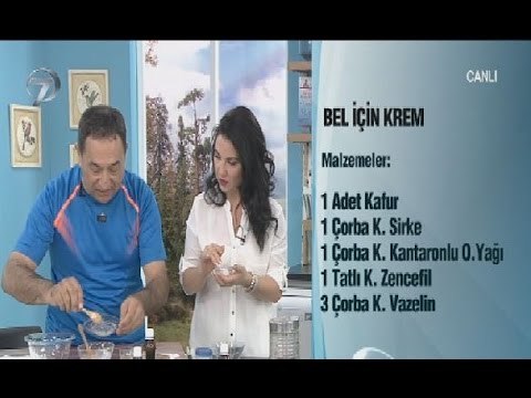 Dr.Feridun Kunak'tan Bel Ağrıları İçin Krem Tarifi