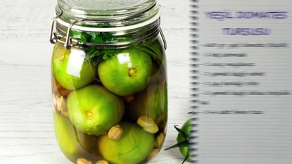 Yeşil Domates Turşusu  Nasıl Yapılır ?