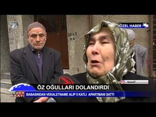 Yaşlı Çift Öz Oğulları Tarafından Dolandırıldı