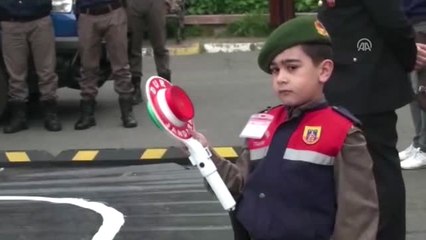 Okul Bahçesine Kurulan Parkurda Trafik Eğitimi Gördüler - İstanbul