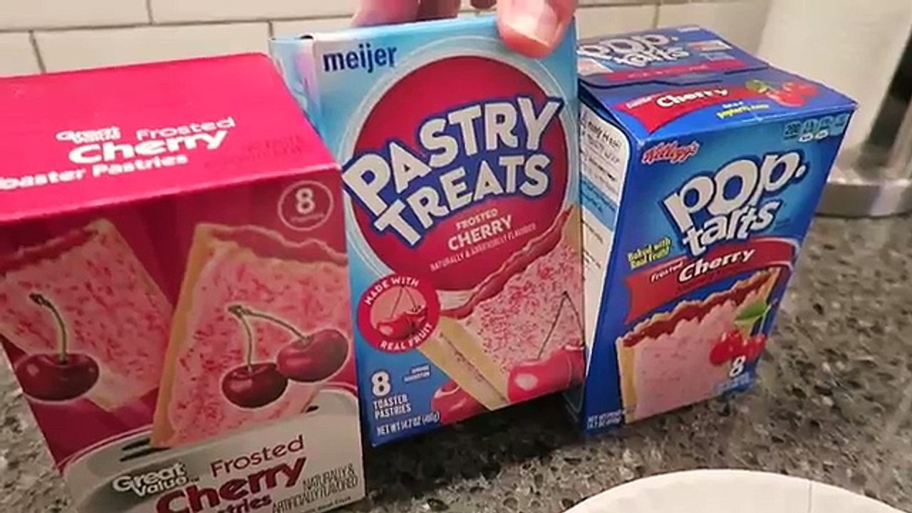 Cherry Meijer, Pop Tarts & Great Value Frosted Toaster Pastries Blind