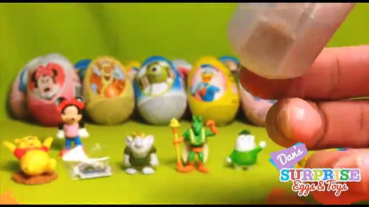 20 KINDER SURPRISE EGGS and Toys for babies - Mickey Mouse Clubhouse Winnie the Pooh Frozen Elsa