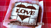 NO-BAKE Chocolate Cake for Valentines Day バレンタインに生チョコケーキ - OCHIKERON - CREATE EAT HAPPY