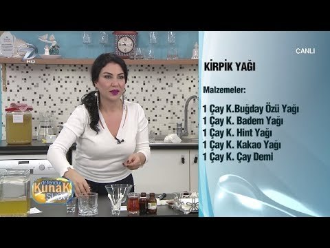 Kaş ve Kirpik Gürleştiren Yağ