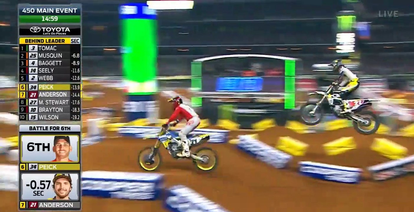 AMA Supercross 2018 Rd 7 Arlington - 450 Main Event HD 720p (Monster Energy SX round 7, Texas superkros)