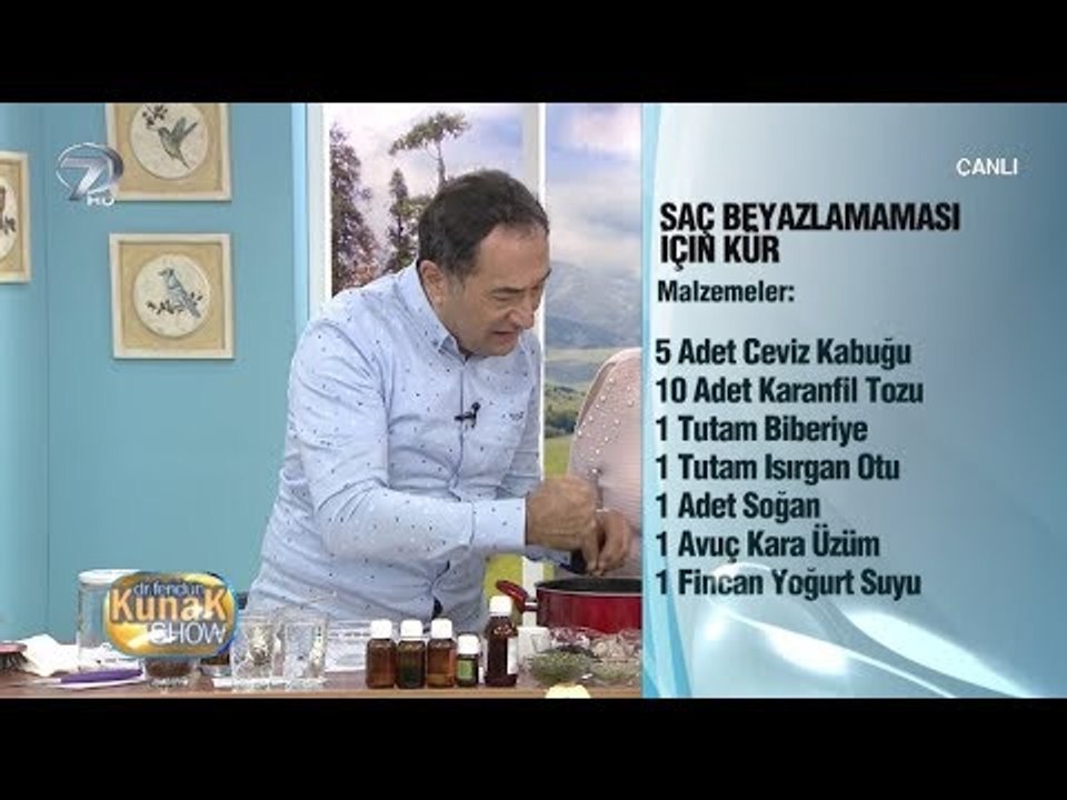 Saç Beyazlamasını Engelleyen Doğal Kür Tarifi