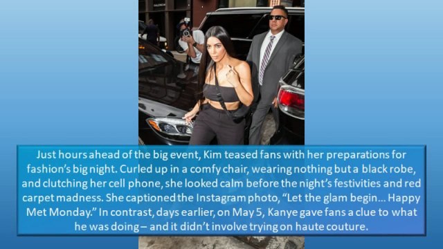 Kanye West and Kim Kardashian WON'T Attend together The 2018 MET Gala